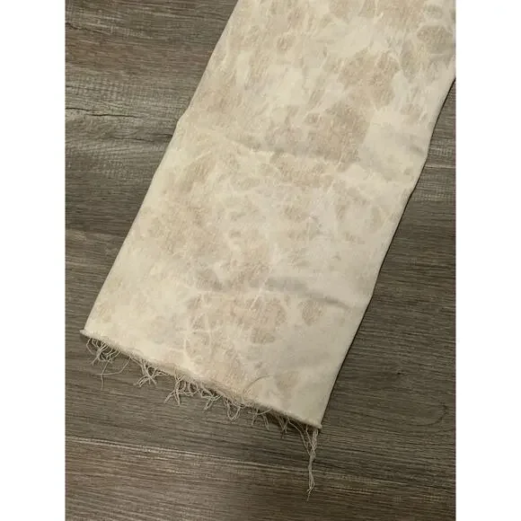 Liverpool Los Angeles Hannah Crop Flare Jeans W/ Cut Hem Size 10 - Picture 4 of 5